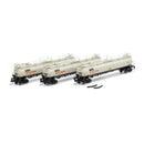 PREORDER Athearn ATH-1783 N TankTrain Intermediate, CGTX #75555 / #75556 / #75557 (3)