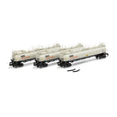 PREORDER Athearn ATH-1784 N TankTrain Intermediate, CGTX #75558 / #75559 / #75560 (3)