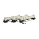 PREORDER Athearn ATH-1785 N TankTrain Intermediate, CGTX #75561 / #75562 / #75563 (3)