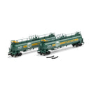 PREORDER Athearn ATH-1789 N TankTrain A/A, GATX Quaker State