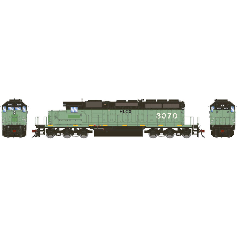 PREORDER Athearn Genesis ATHG-1813 HO SD40-2 Locomotive With DCC & Sound Primed For Grime, HLCX