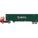 PREORDER Athearn ATH-1823 HO MOEU Set, 45' Container #030081 8/45' Chassis #418582/Yard Tractor #11657 (3)