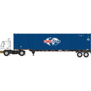 PREORDER Athearn ATH-1825 HO ECMU Set, 45' Container #801391 5/45' Chassis #418590/Yard Tractor #11801 (3)