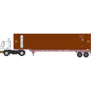 PREORDER Athearn ATH-1828 HO SCSU Set, 45' Container #450302 3/45' Chassis #941157/Yard Tractor #11803 (3)