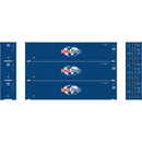 PREORDER Athearn ATH-1831 HO 45' Containers, ECMU