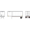 PREORDER Athearn ATH-1840 HO 28' Container & Chassis, Container- FSTU #624260/Chassis-FTSZ #125677