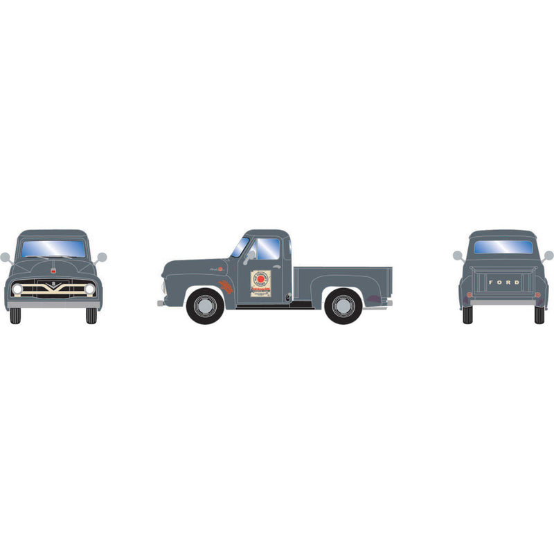 PREORDER Athearn ATH-1884 HO 1955 Ford F-100 Pickup Truck, Lehigh Navigation Coal Sales Co. Primed For Grime