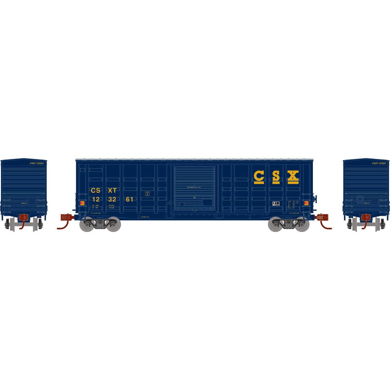 PREORDER Athearn ATH-1889 N 50' Waffle Box Car, CSXT