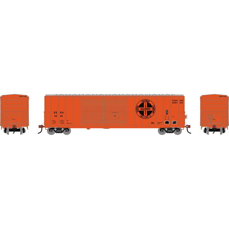 PREORDER Athearn ATH-1957 HO ATH 50' FMC 5077 Offset Double Door Box Car, SERA