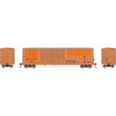 PREORDER Athearn ATH-1960 HO ATH 50' FMC 5077 Offset Double Door Box Car, Primed For Grime MR Ex-COP