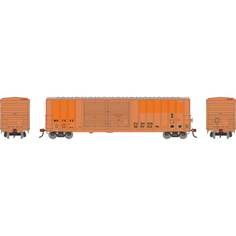 PREORDER Athearn ATH-1960 HO ATH 50' FMC 5077 Offset Double Door Box Car, Primed For Grime MR Ex-COP