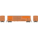 PREORDER Athearn ATH-1961 HO ATH 50' FMC 5077 Offset Double Door Box Car, Primed For Grime MR Ex-COP
