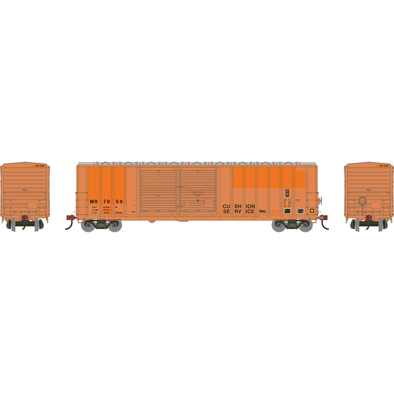 PREORDER Athearn ATH-1961 HO ATH 50' FMC 5077 Offset Double Door Box Car, Primed For Grime MR Ex-COP