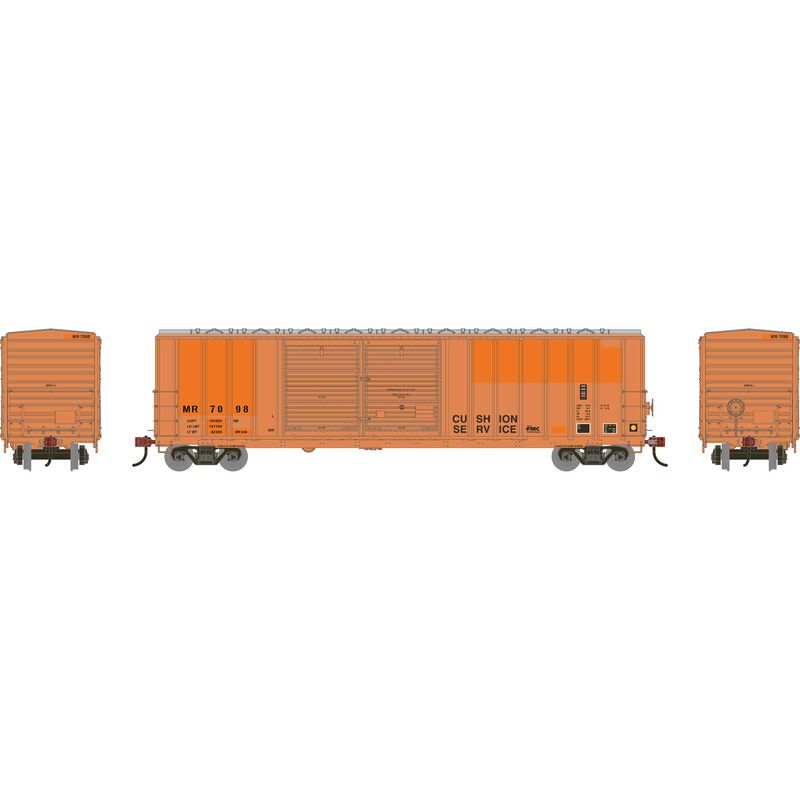 PREORDER Athearn ATH-1962 HO ATH 50' FMC 5077 Offset Double Door Box Car, Primed For Grime MR Ex-COP
