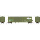 PREORDER Athearn ATH-1963 HO ATH 50' FMC 5077 Offset Double Door Box Car, Primed For Grime MR Ex-CPLT