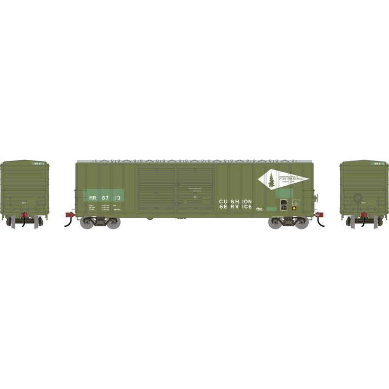 PREORDER Athearn ATH-1964 HO ATH 50' FMC 5077 Offset Double Door Box Car, Primed For Grime MR Ex-CPLT