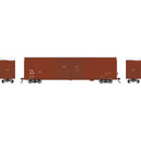 PREORDER Athearn ATH-1978 HO ATH 60' FMC Smooth Side Double Door Hi-Cube Box Car, TFM