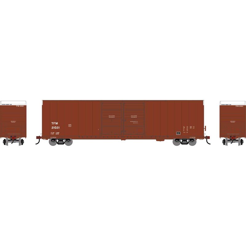 PREORDER Athearn ATH-1979 HO ATH 60' FMC Smooth Side Double Door Hi-Cube Box Car, TFM