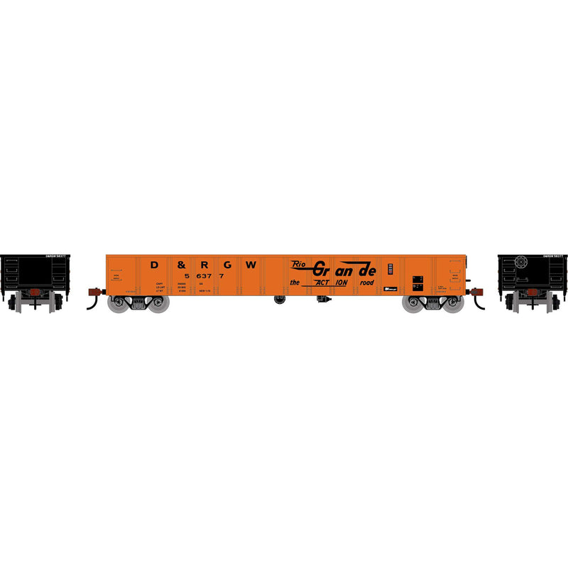 PREORDER Athearn ATH-1982 HO ATH 52' Mill Gondola, DRGW