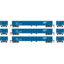 PREORDER Athearn ATH-1989 HO ATH 52' Mill Gondola, GTW