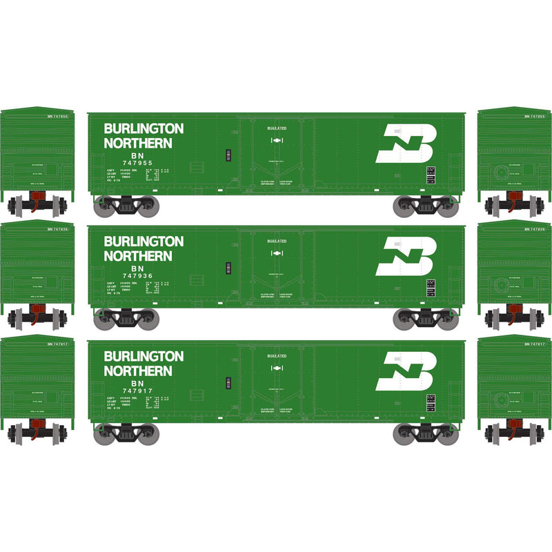 PREORDER Athearn ATH-2058 HO ATH 50' Youngstown Plug Door Box Car, BN