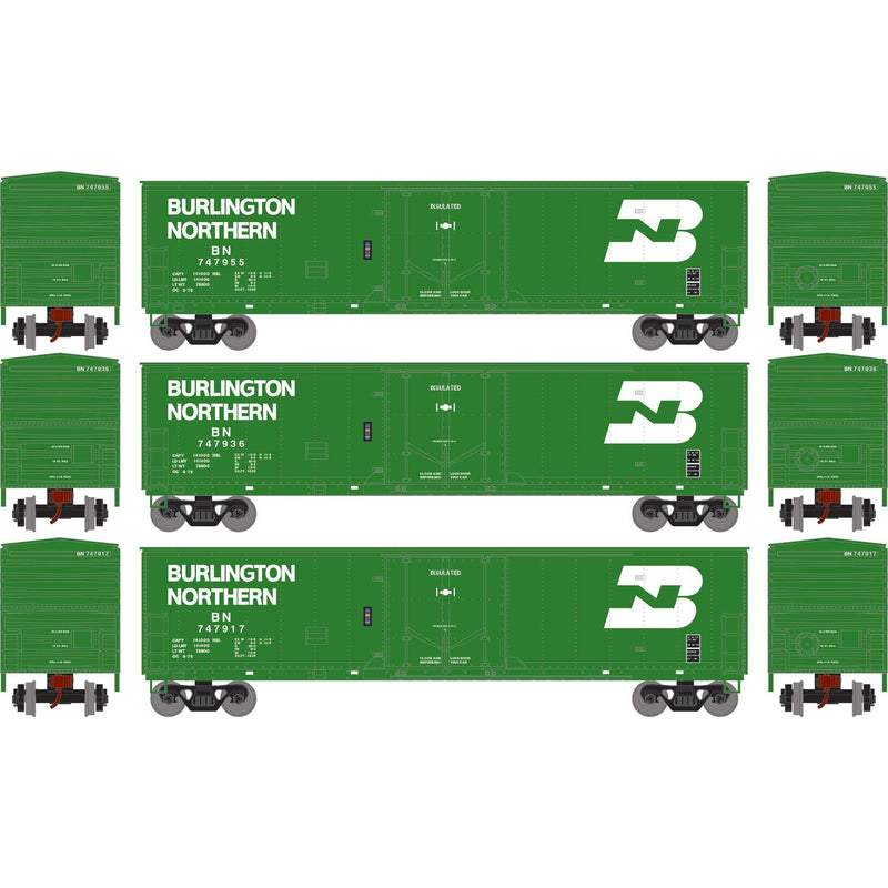 PREORDER Athearn ATH-2058 HO ATH 50' Youngstown Plug Door Box Car, BN