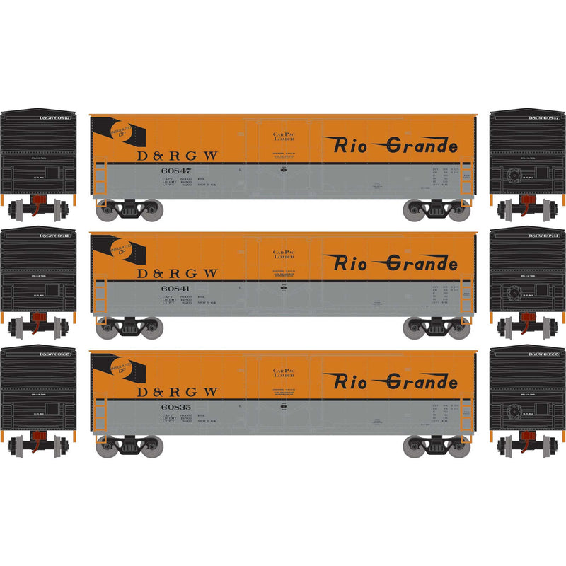 PREORDER Athearn ATH-2064 HO ATH 50' Youngstown Plug Door Box Car, DRGW