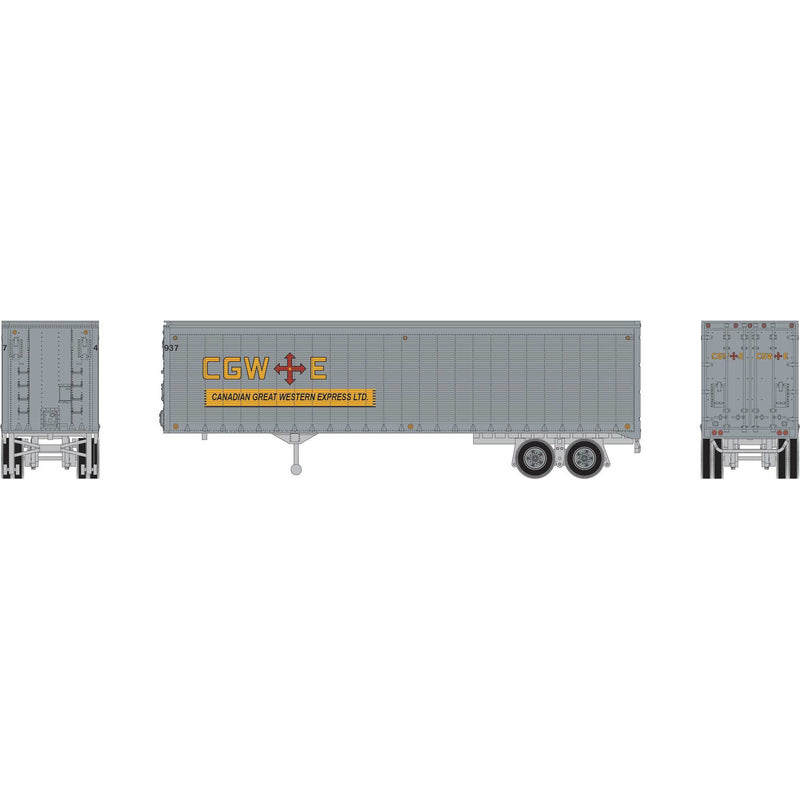 PREORDER Athearn ATH-2096 HO ATH 40' Trailer, Canadian Great Western Express