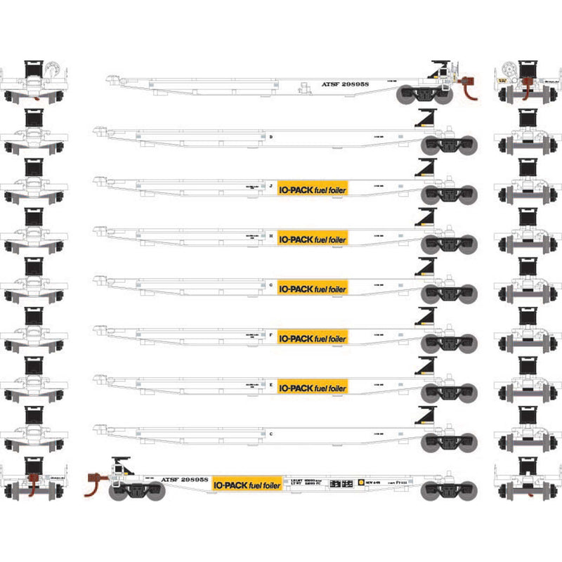 PREORDER Athearn ATH-2101 HO ATH Impack Spine Car, ATSF