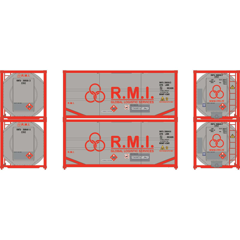 PREORDER Athearn ATH-2118 HO 20' ISO Tank Container, RMTU