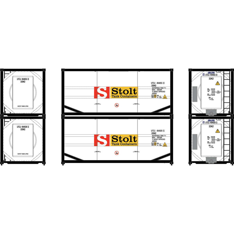 PREORDER Athearn ATH-2120 HO 20' ISO Tank Container, UTCU