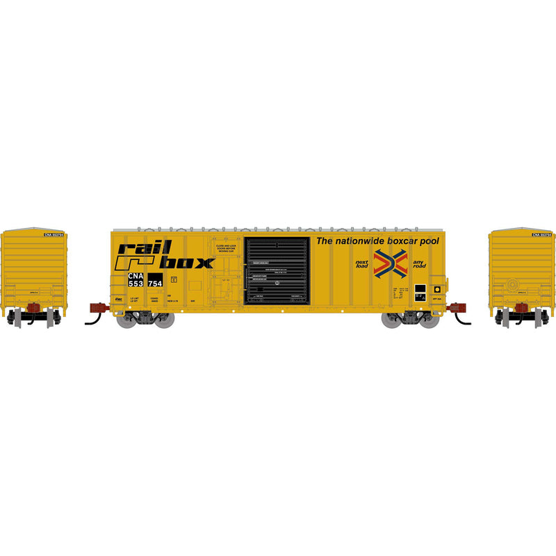 PREORDER Athearn ATH-2175 N 50' FMC 5277 Combo Door Box Car, CNA 'Ex-Railbox'