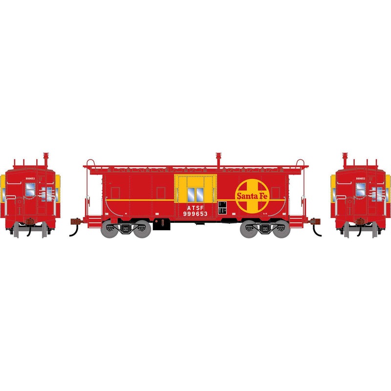 PREORDER Athearn ATH-2249 HO Bay Window Caboose, ATSF