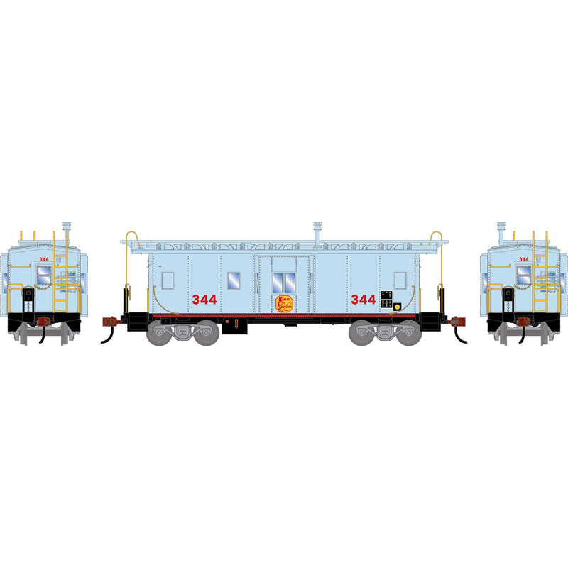 PREORDER Athearn ATH-2255 HO Bay Window Caboose, KCS