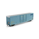 Athearn ATH-2282 HO 60' Gunderson High Cube Double Door Box Car, Primed For Grime COER