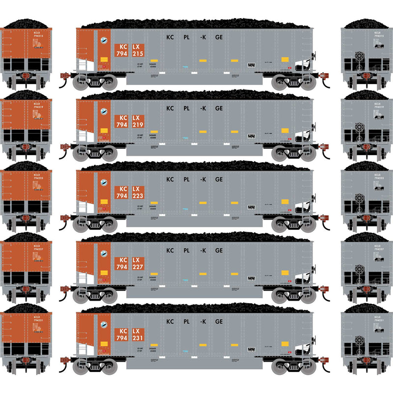 PREORDER Athearn ATH-2302 HO Bethgon Coalporter w/Coal Load, KCLX