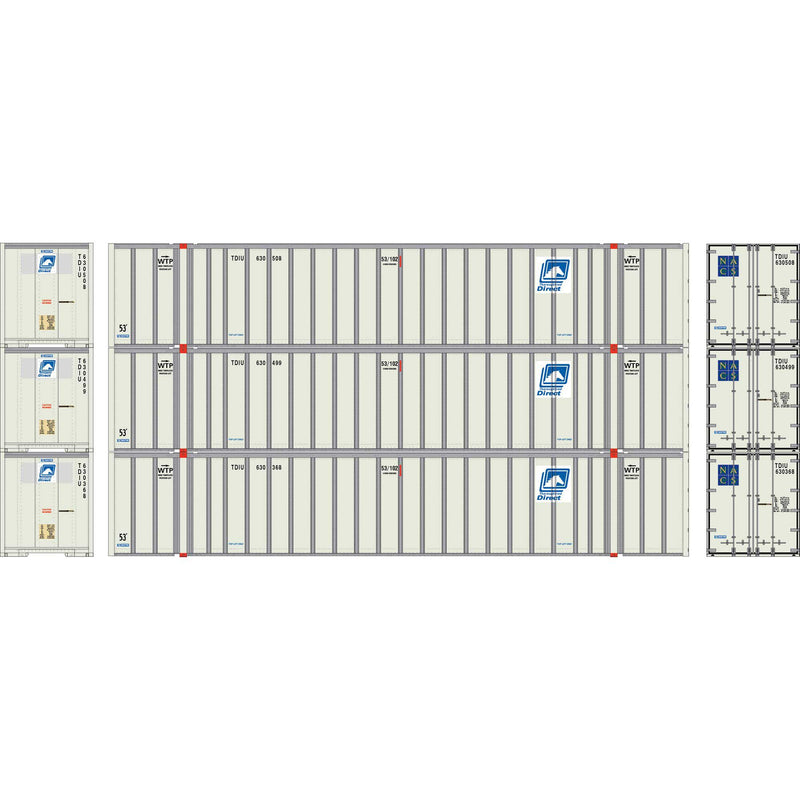 PREORDER Athearn ATH-2323 HO 53' Stoughton Container, TDIU