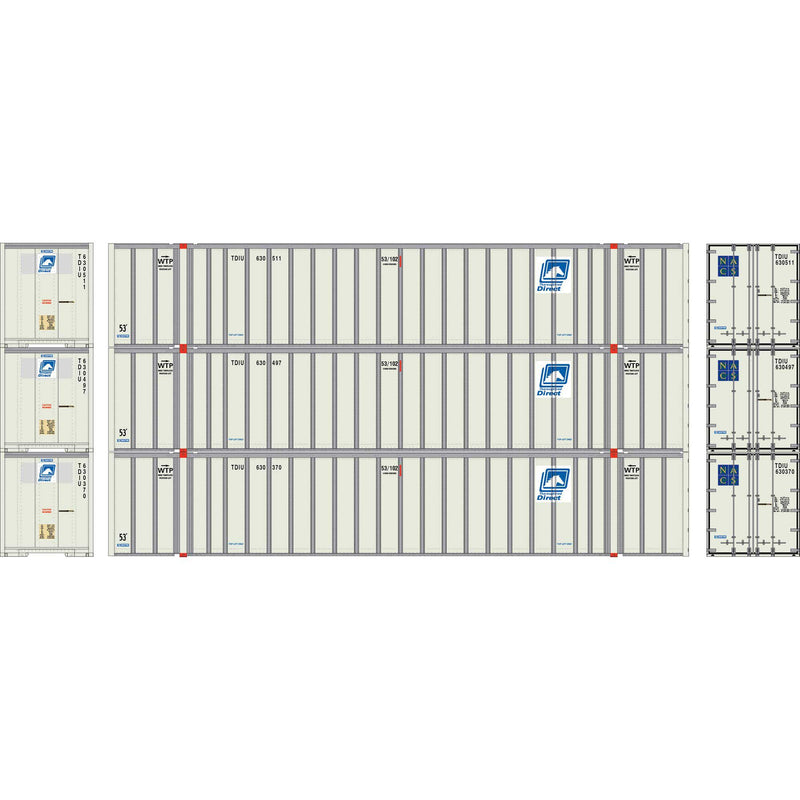 PREORDER Athearn ATH-2324 HO 53' Stoughton Container, TDIU