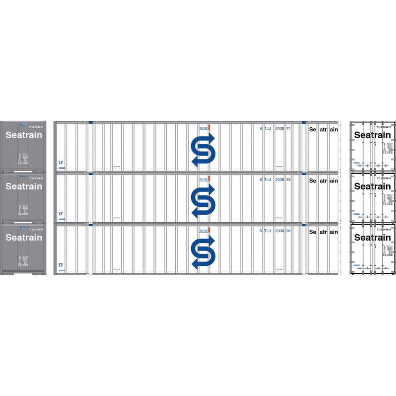 PREORDER Athearn ATH-2329 HO 53' Stoughton Container, Legendary Liveries STLU