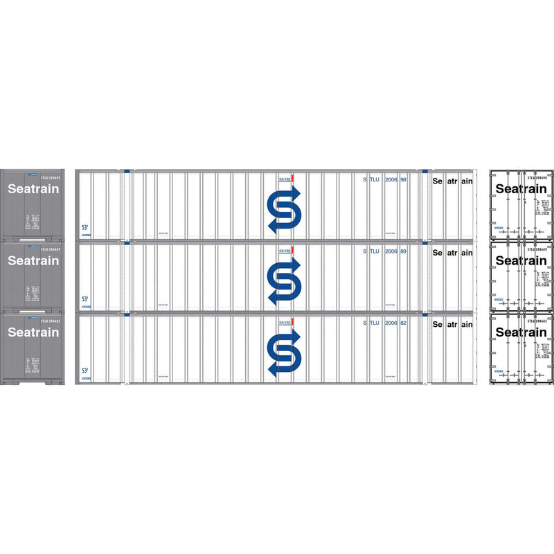 PREORDER Athearn ATH-2330 HO 53' Stoughton Container, Legendary Liveries STLU