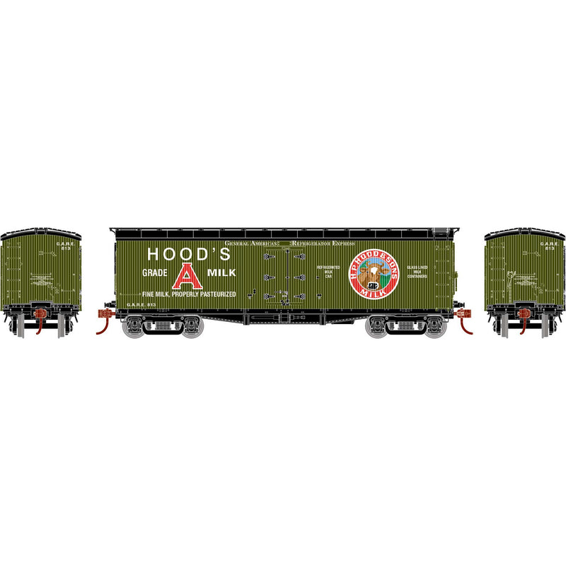 PREORDER Athearn ATH-2349 HO 40' Pfaudler Wood Milk Car, GARE 'Hood's'