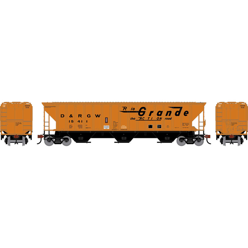 PREORDER Athearn ATH-2364 HO PS 4740 Covered Hopper, DRGW