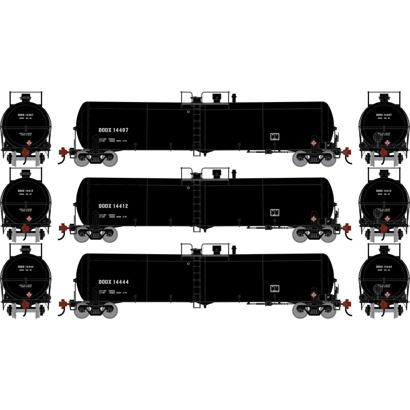 PREORDER Athearn ATH-2404 HO 30K Ethanol Tank Car, DODX