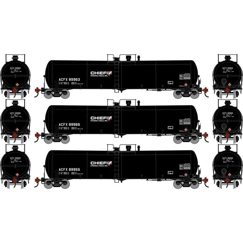 PREORDER Athearn ATH-2410 HO 30K Ethanol Tank Car, ACFX