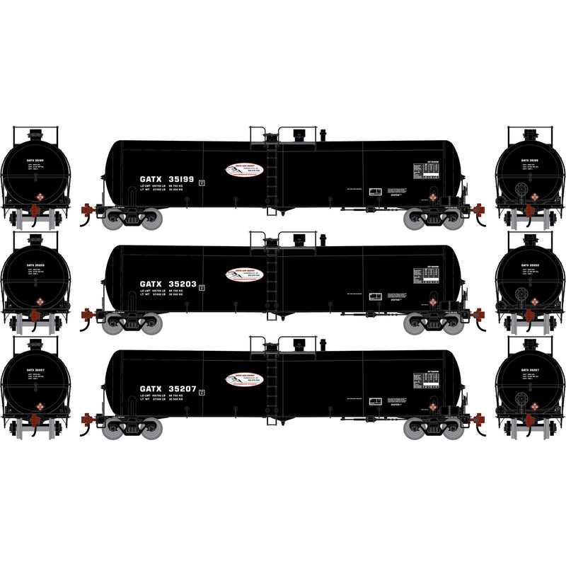 PREORDER Athearn ATH-2413 HO 30K Ethanol Tank Car, GATX