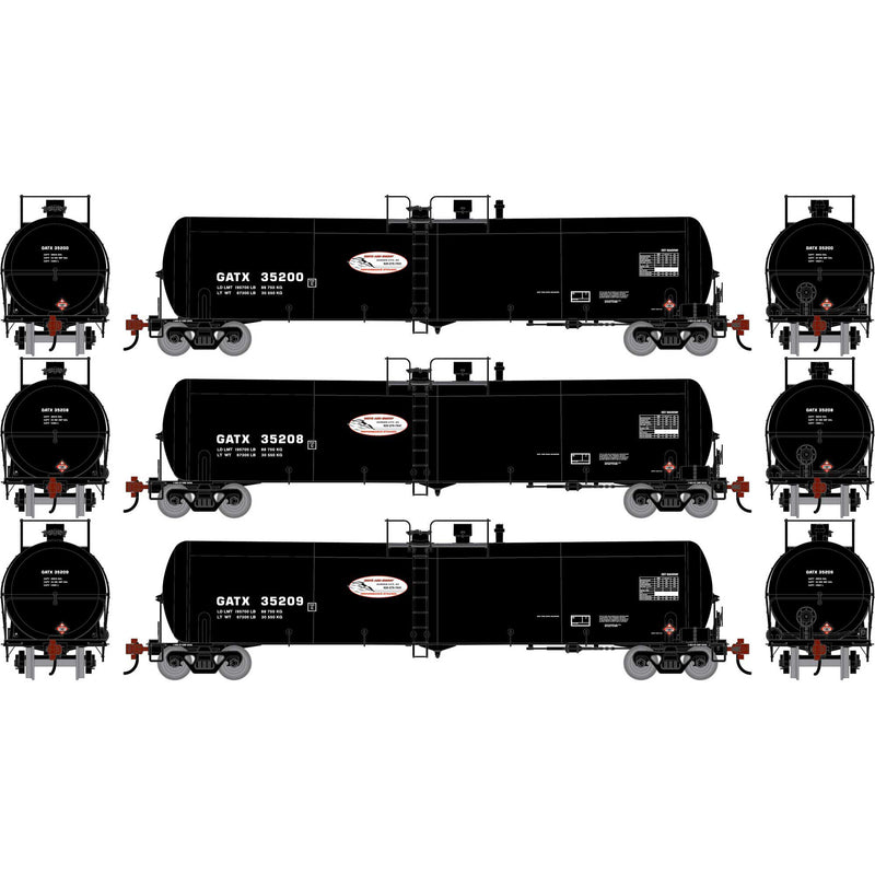 PREORDER Athearn ATH-2414 HO 30K Ethanol Tank Car, GATX