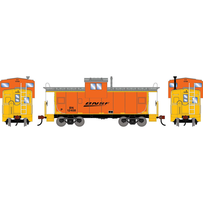 PREORDER Athearn ATH-2435 HO Wide-Vision Caboose, BNSF