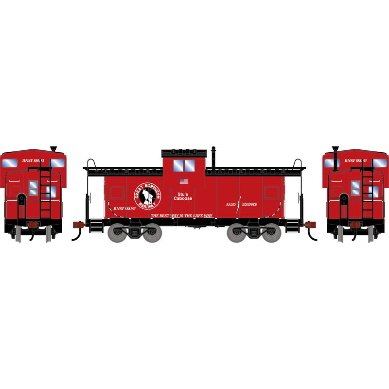 PREORDER Athearn ATH-2436 HO Wide-Vision Caboose, BNSF/GN