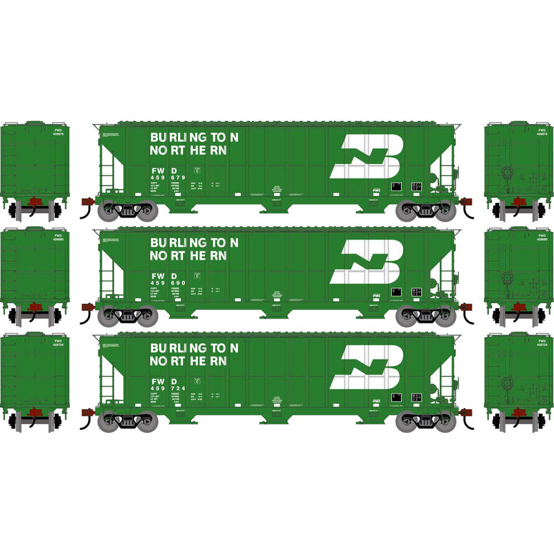 PREORDER Athearn ATH-2481 HO FMC 4700 Covered Hopper, FWD