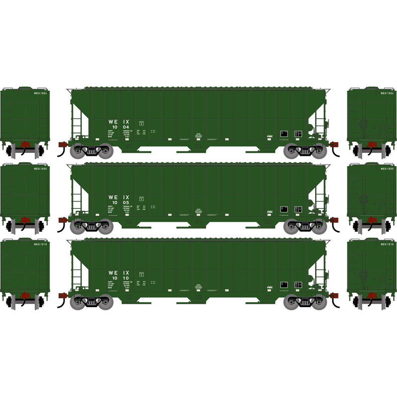 PREORDER Athearn ATH-2496 HO FMC 4700 Covered Hopper, WEIX